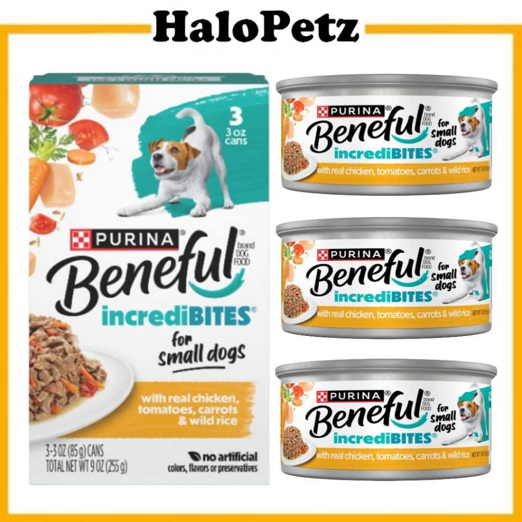 Purina Beneful IncrediBites Wet Dog Food 3x85g