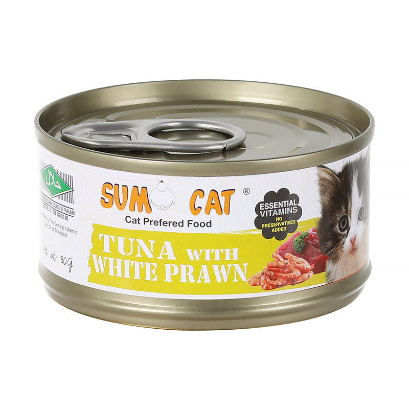 [24 Cans] Sumo Cat Tuna Can Food 80g