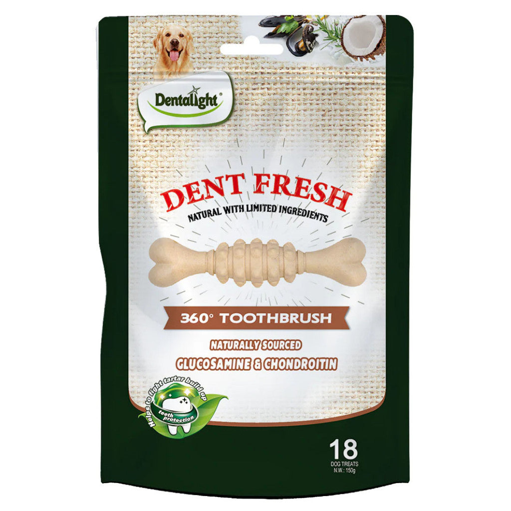 Absolute Holistic, Dentalight & Happi Doggy Dog Dental Chew Value Pack | Oral Care Bundle