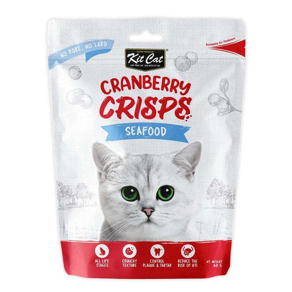 Kit Cat Cranberry Crisps 60g | Cat Treats