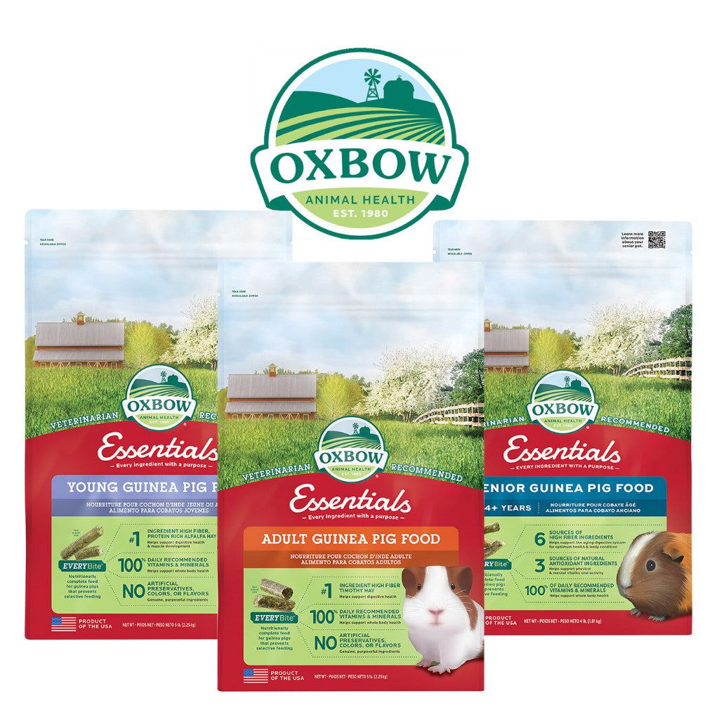 Oxbow Essential Guinea Pig Food -Adult, Young, Senior