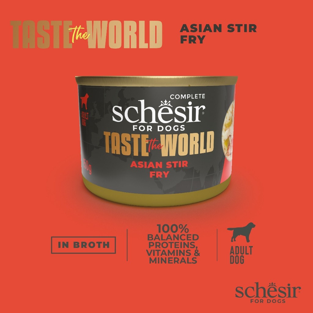 Schesir Taste The World Dog Can Food 150g |Chicken |Lamb