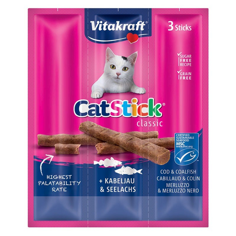 Vitakraft Cat Stick Mini Cat Treats 3s