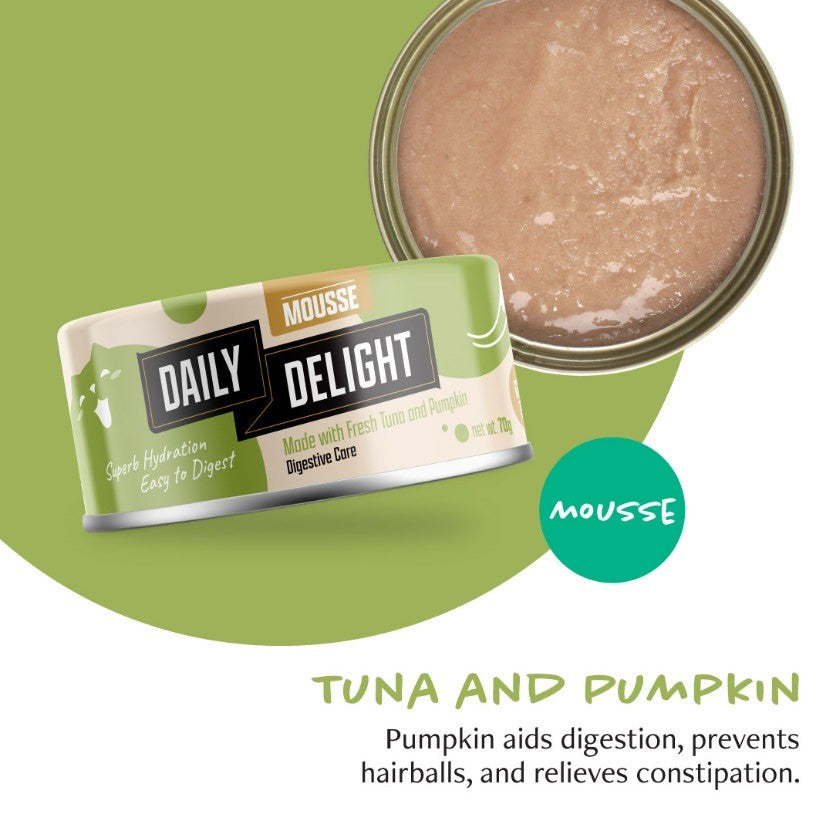 Daily Delight Mousse Wet Cat Food 70g