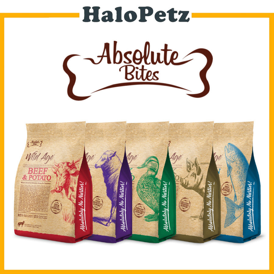 Absolute Bites Dog Wild Age Dry Food | Life Stage Nutrition for Dogs
