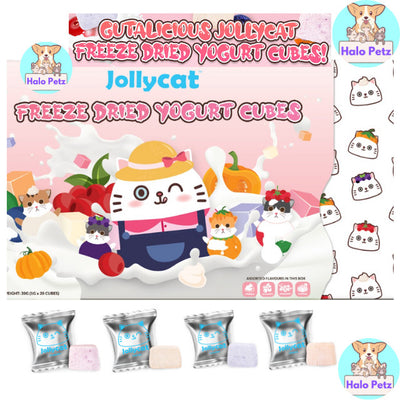 Jollycat Freeze Dried Yogurt Cubes 20pcs | Cat Treats | Digestion | Jolly Cat