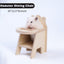 Jonsanty Hamster Natural Wood Dining Chair Furniture