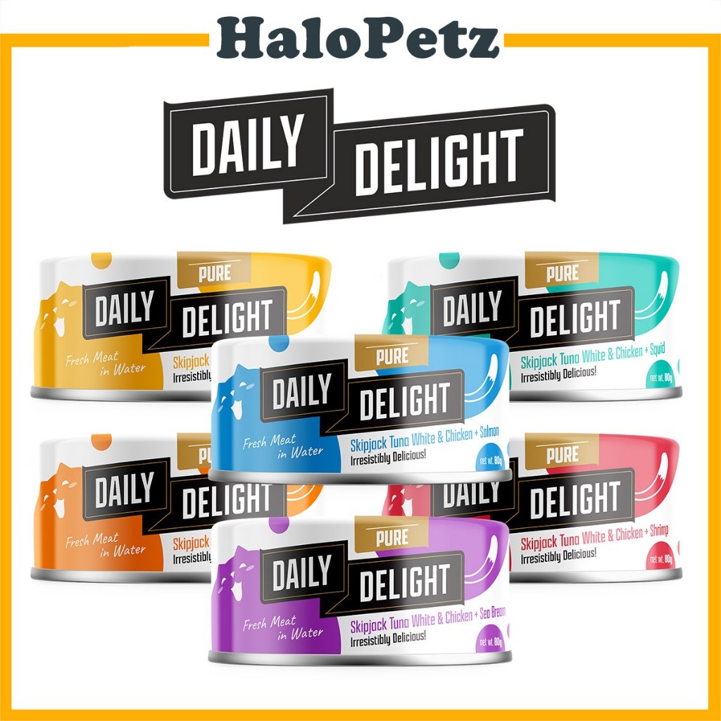 Daily Delight Pure Wet Tuna Cat Food 80g