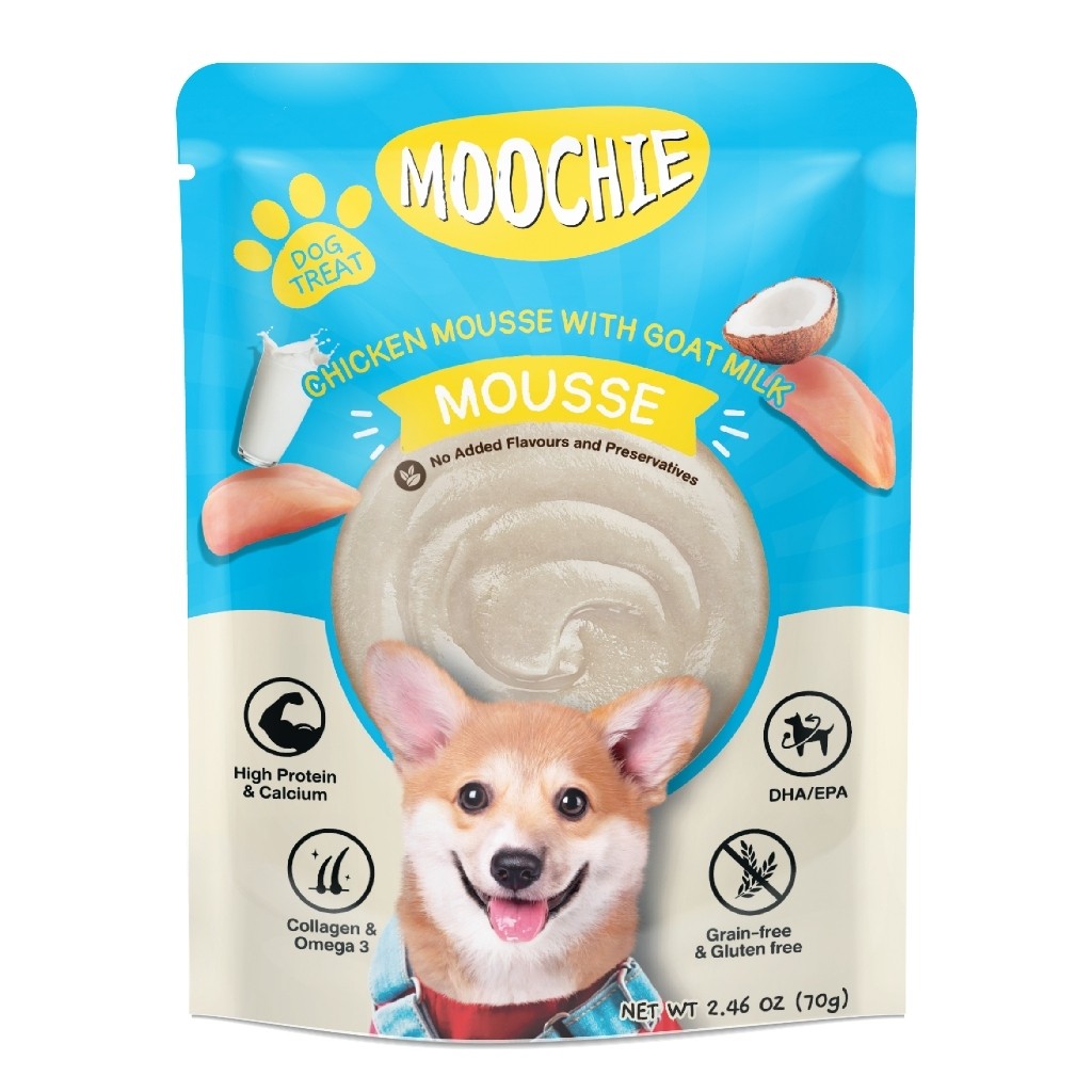 Moochie Superfood Selection Dog Mousse Treats 70g | Complementary Topper