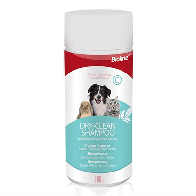 Bioline Dry Clean Pet Shampoo 100g -Dog & Cat Rabbit