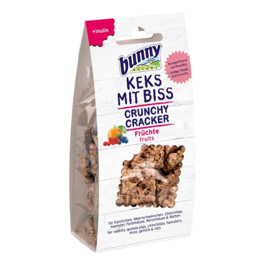 Bunny Nature Crunchy Crackers 50g | Suitable for Small animals | Rabbit, Hamster, Guinea Pig, Chinchilla
