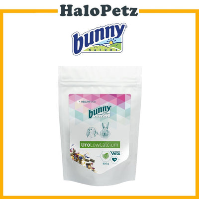 Bunny Nature Health UroLowCalcium & Pro Dental 800g | Complete Feed for Adult Dwarf Rabbits
