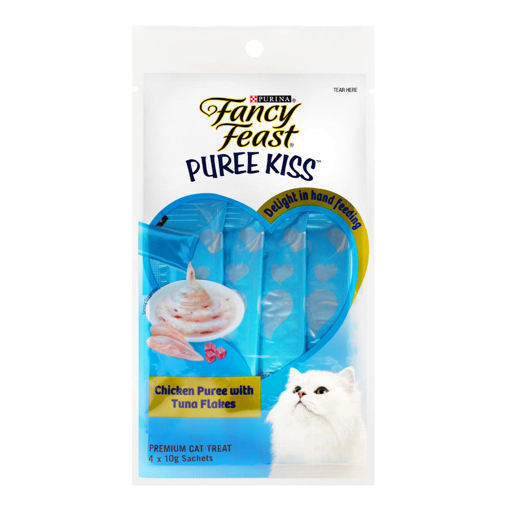 Fancy Feast Purée Kiss Adult Cat Treat 40g