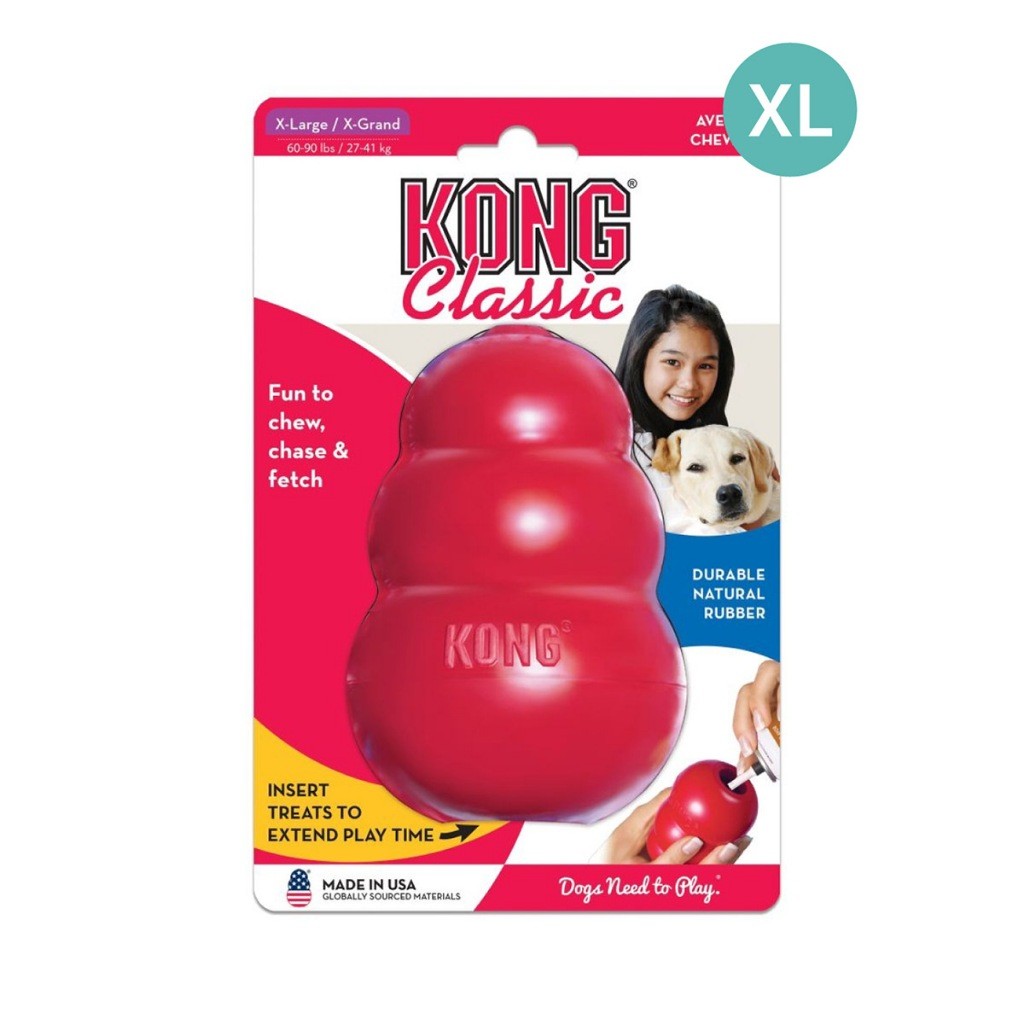 Kong Classic Dog Toys | Biscuit Ball, Ball Rope, Goodie Ribbon, Dental, Flyer, Ring & Senior