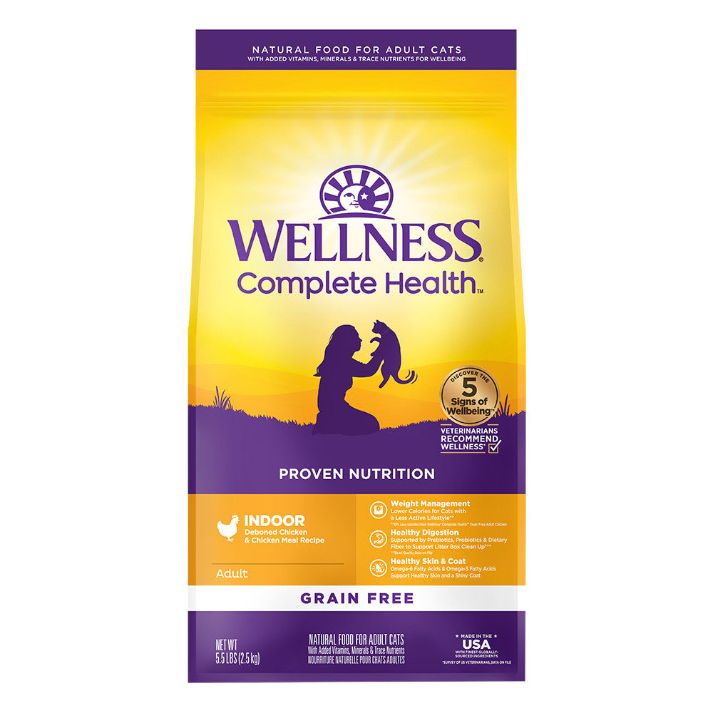 Wellness Complete Health Grain Free Dry Cat Food 5.5lbs