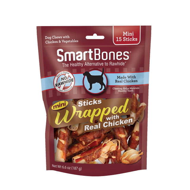 Smartbones Chewing Stick -Twist, Wrapped Stick, Dental, Hip & Joint