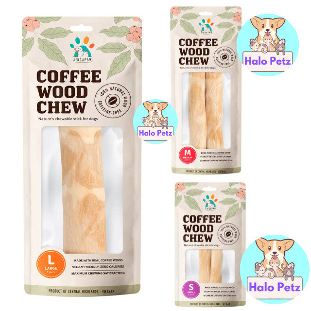 Singapaw Natural Coffee Wood Chew | Dog | Dental