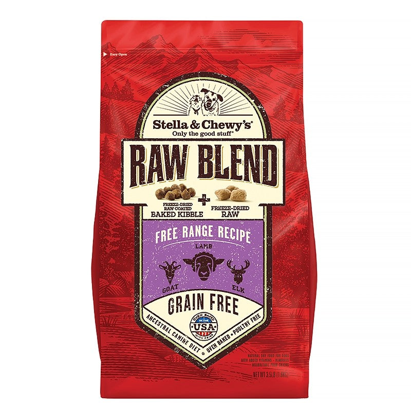 Stella & Chewy's Raw Coated Dog Kibbles with Wholesome Grains | Freeze-Dried Raw Coated