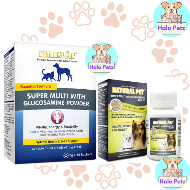 Natural Pet Super Multi with Glucosamine Supplement Cats & Dogs