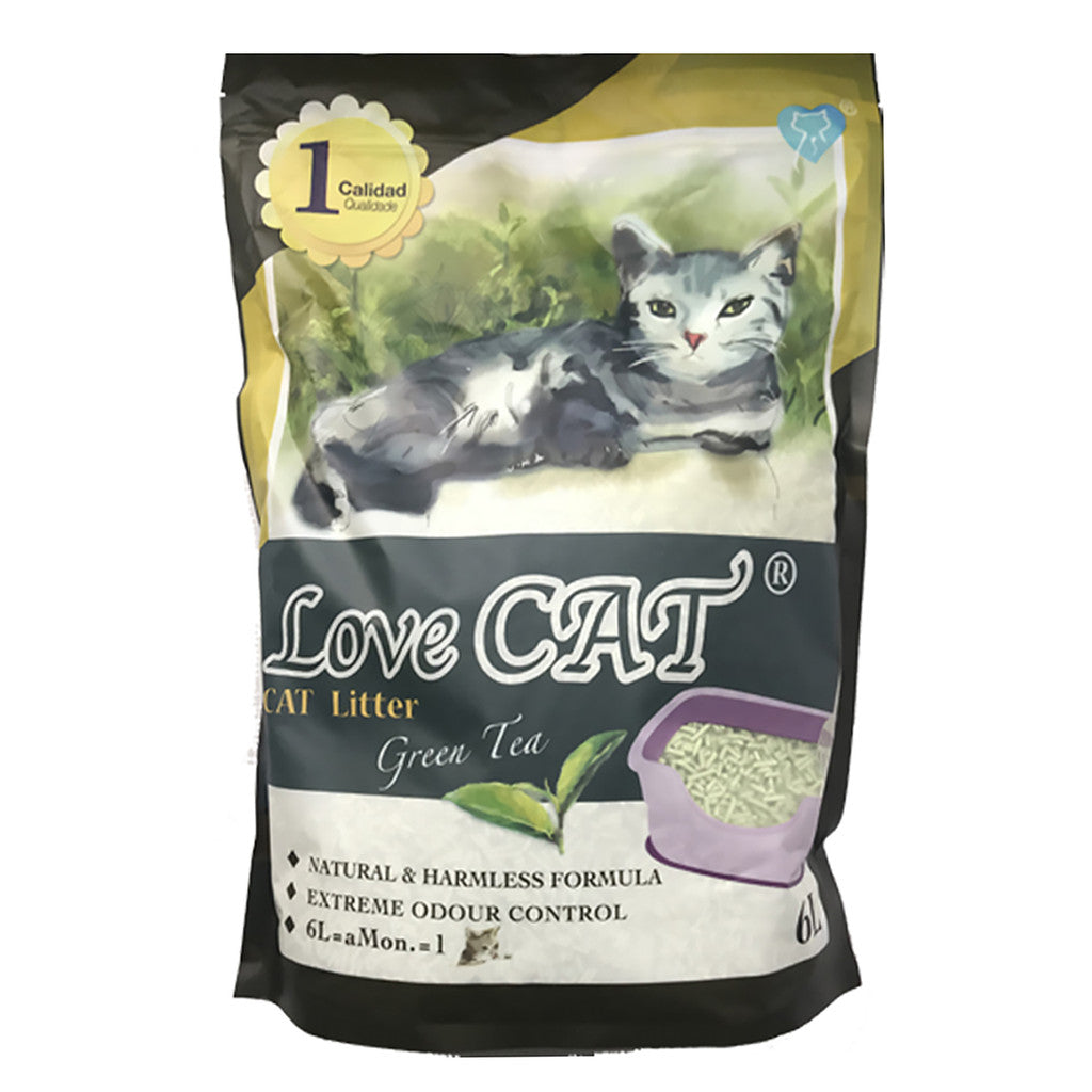 Lovecat | Love Cat Tofu Cat Litter 6L- Soya | Coffee | Green Tea | Corn