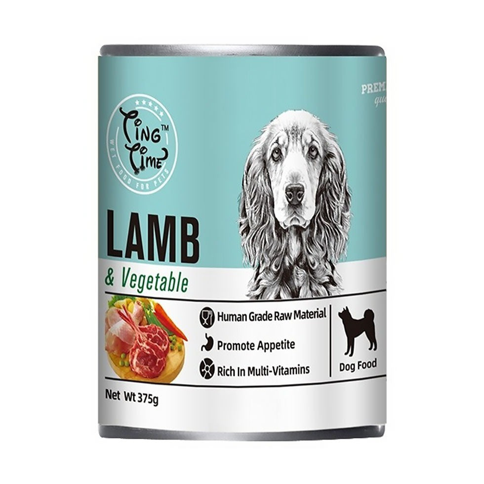 Jerky Time Ting Time Dog Can 375g - Lamb, Chicken, Vegetable