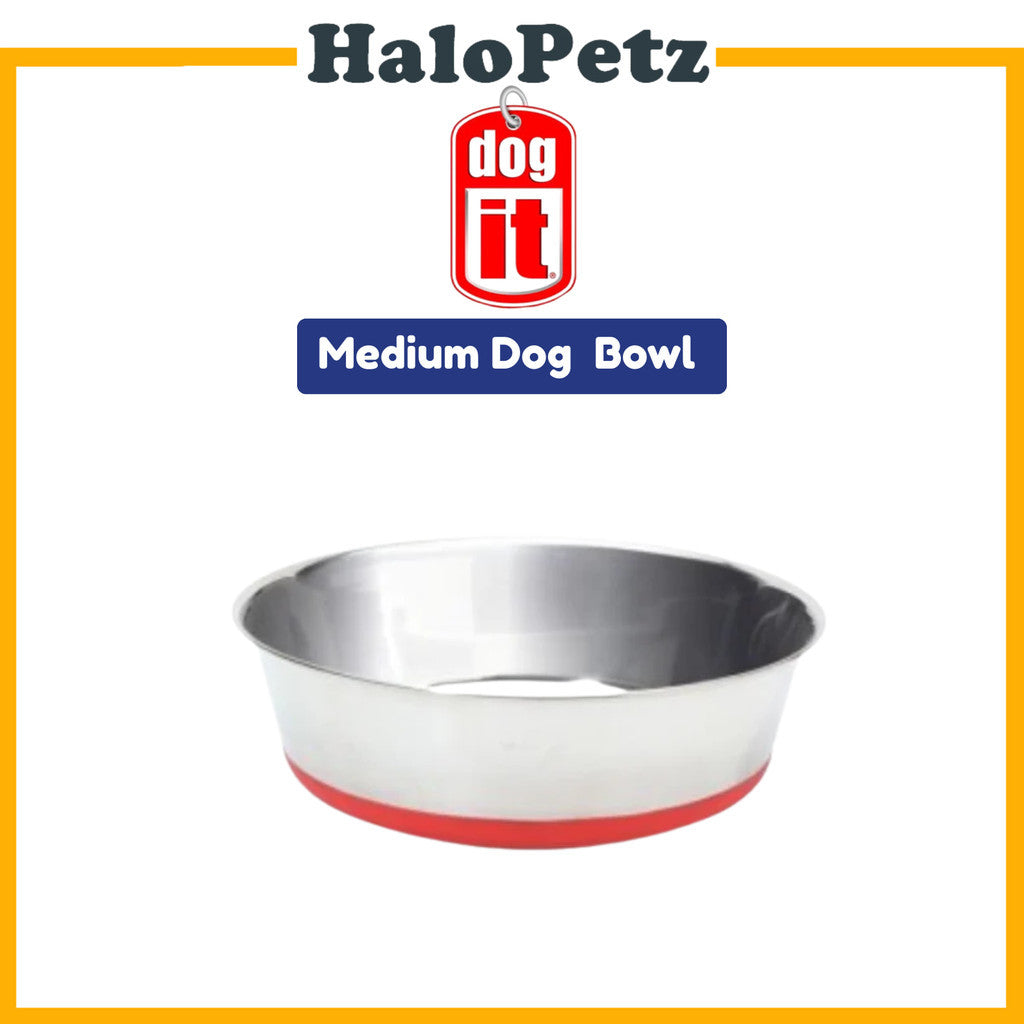 Dogit Stainless Steel Non-Slip Dog Bowl
