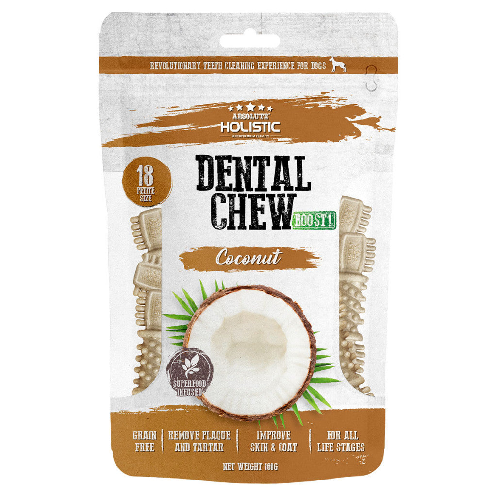 Absolute Holistic, Dentalight & Happi Doggy Dog Dental Chew Value Pack | Oral Care Bundle