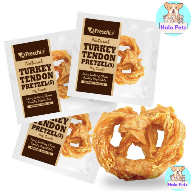 AFreschi Turkey Tendon Dog Treat {S) | Small Bone Chew