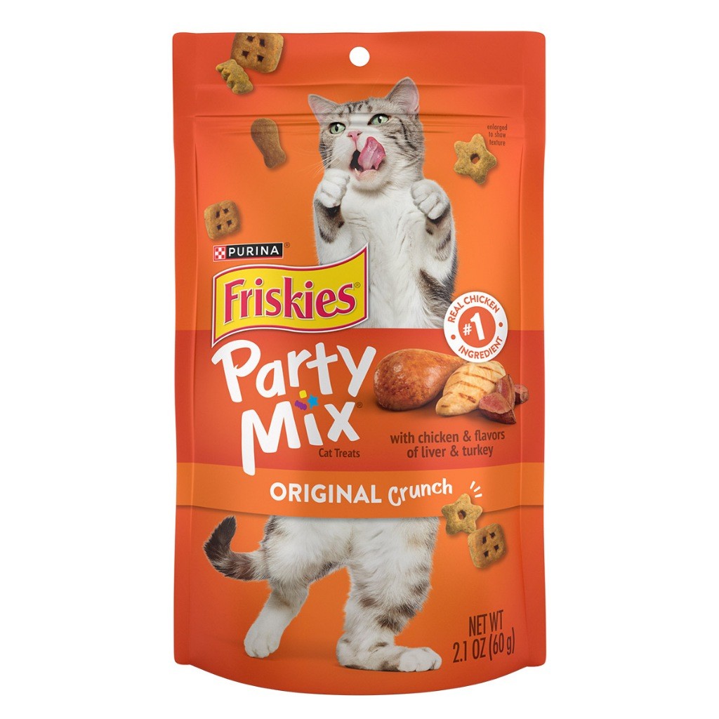Friskies Party Mix Crunch Cat Treats 60g
