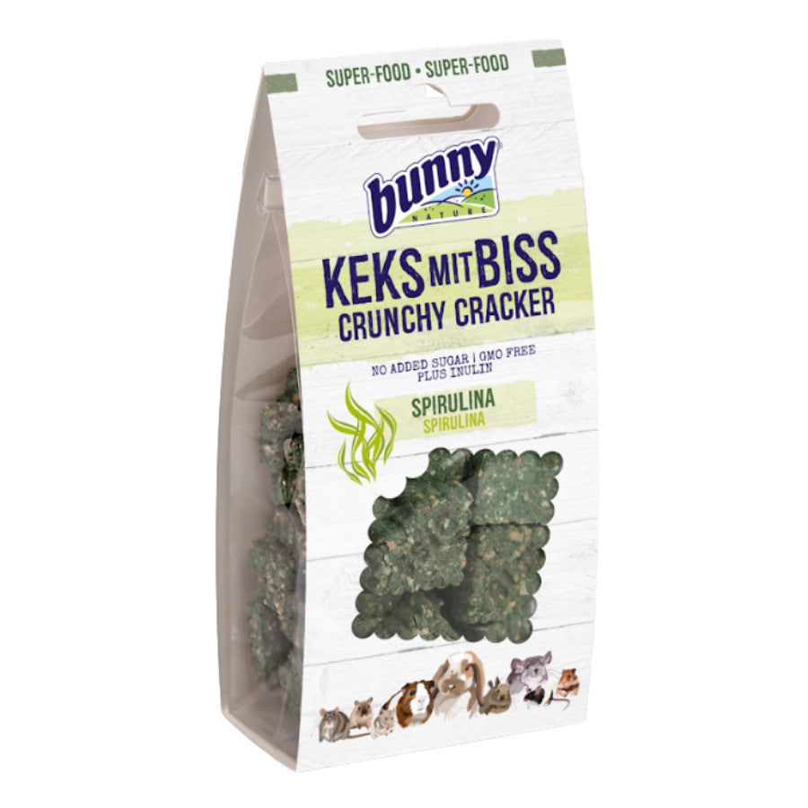 Bunny Nature Crunchy Crackers 50g | Suitable for Small animals | Rabbit, Hamster, Guinea Pig, Chinchilla