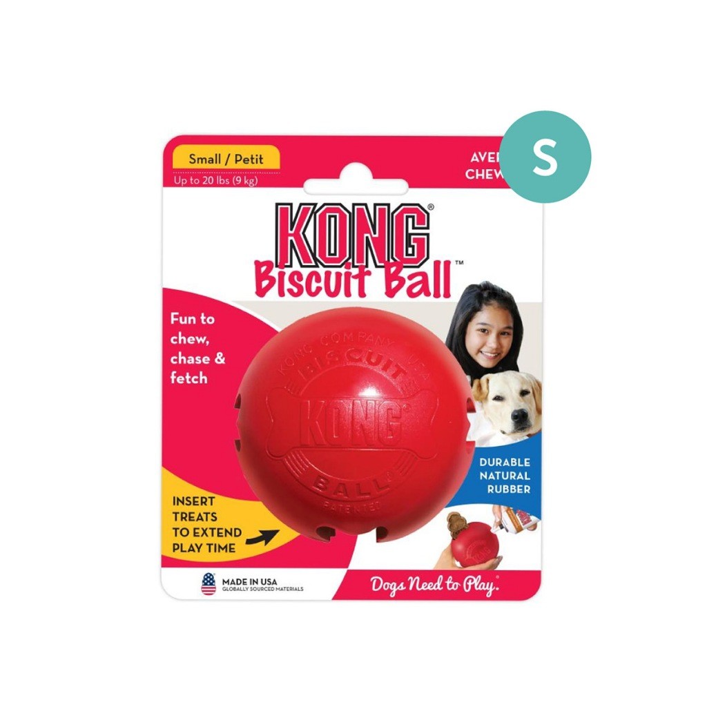 Kong Classic Dog Toys | Biscuit Ball, Ball Rope, Goodie Ribbon, Dental, Flyer, Ring & Senior