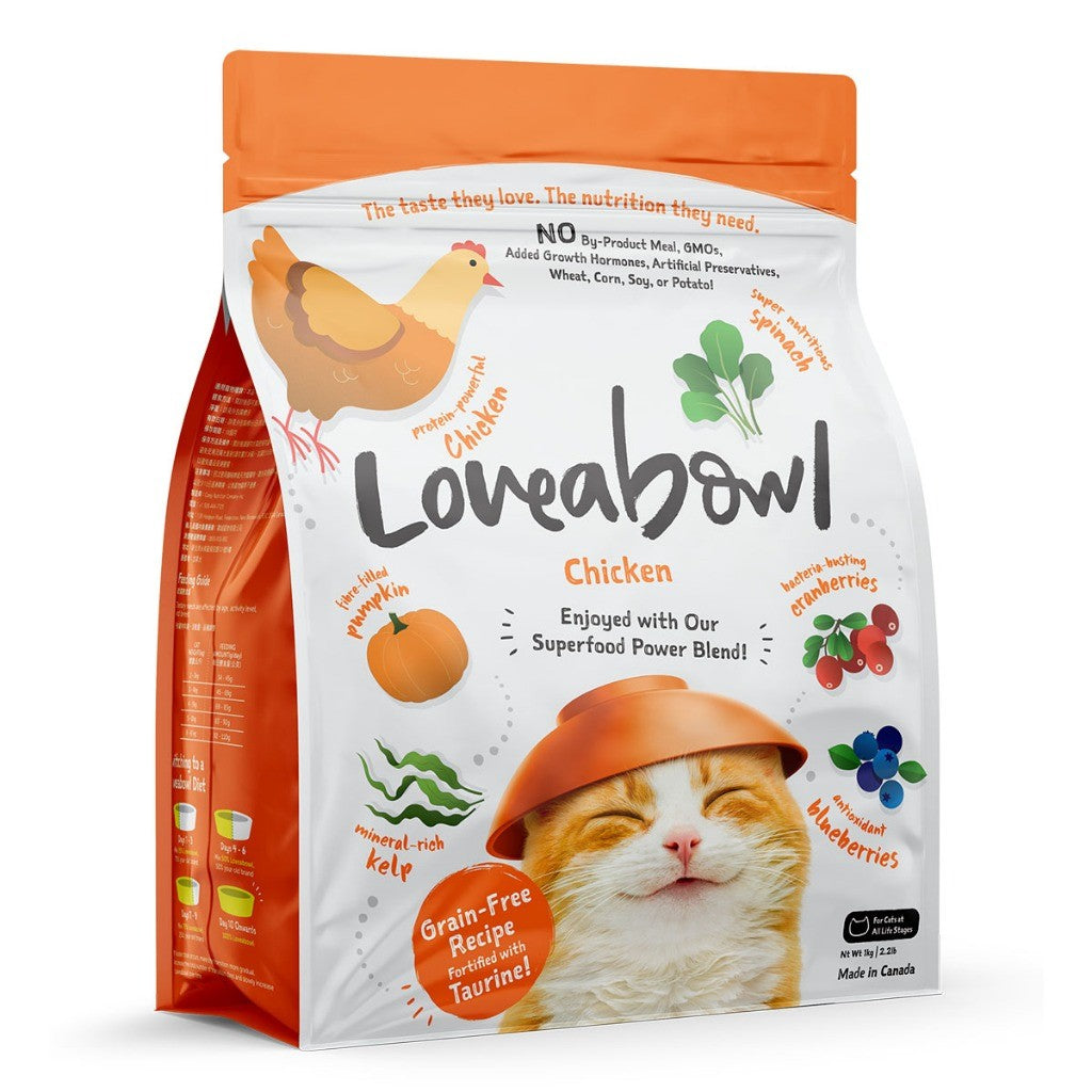 Loveabowl Grain Free Dry Cat Food 1kg