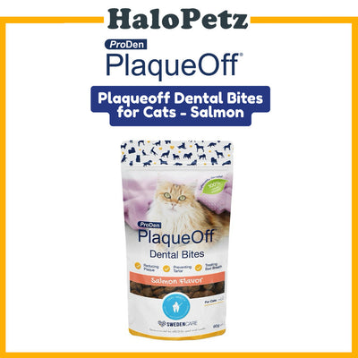 Proden PlaqueOff®️ Dental Bites for Cats - Salmon | Veggie 60g