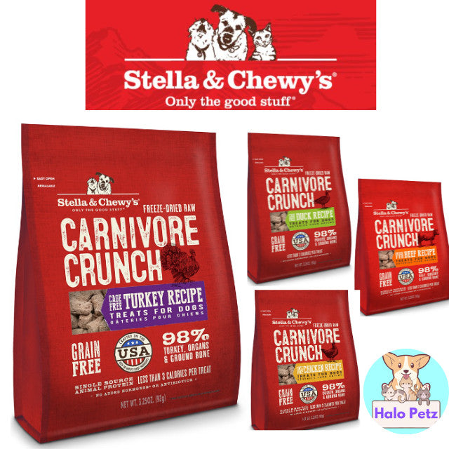 Stella & Chewy's Carnivore Crunch Freeze Dried Raw Dog Treats 3.25oz