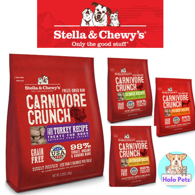 Stella & Chewy's Carnivore Crunch Freeze Dried Raw Dog Treats 3.25oz