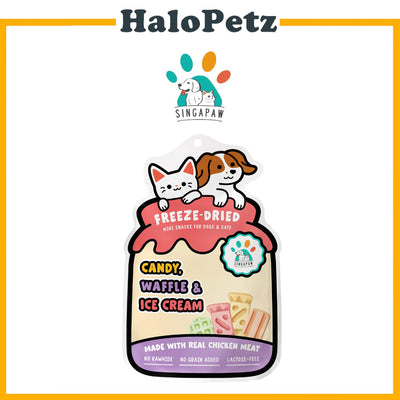 [NEW] Singapaw Freeze-Dried Minis Snacks For Dogs & Cats - Lactose Free