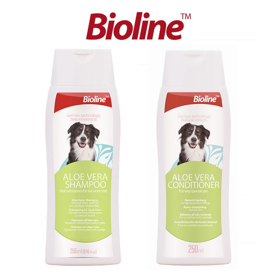 Bioline Aloe Vera Dog Shampoo/Conditioner 250ml