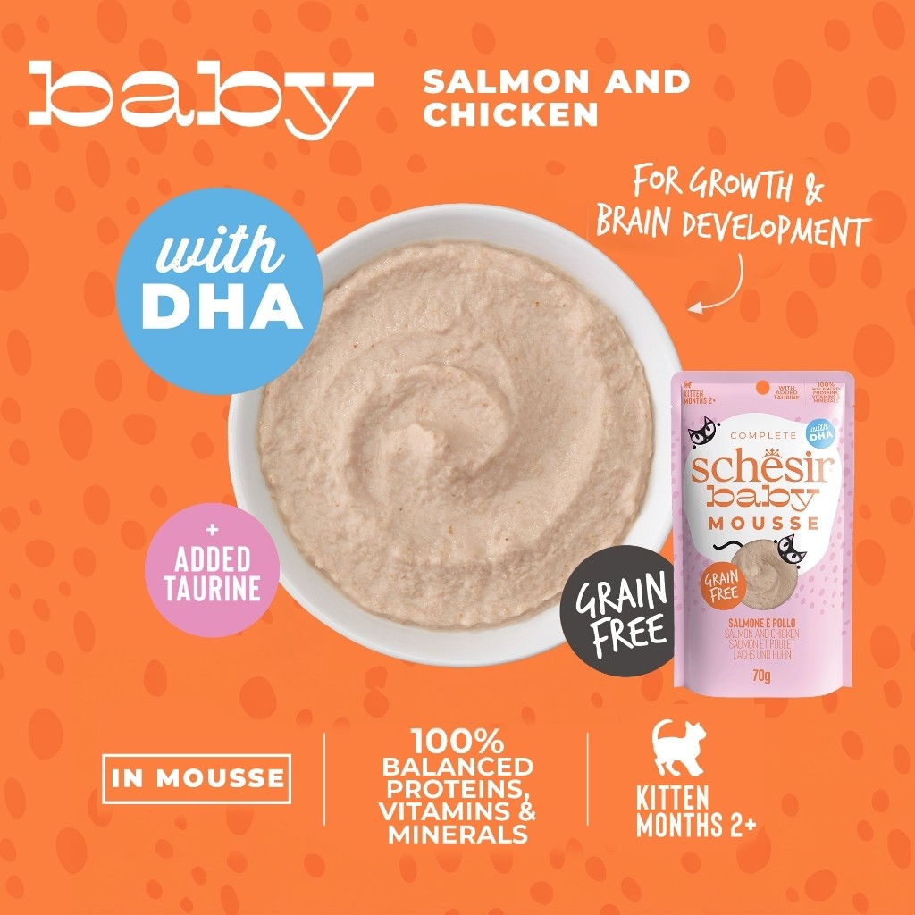 Schesir Baby Complete & Balanced Wet Food for Kitten