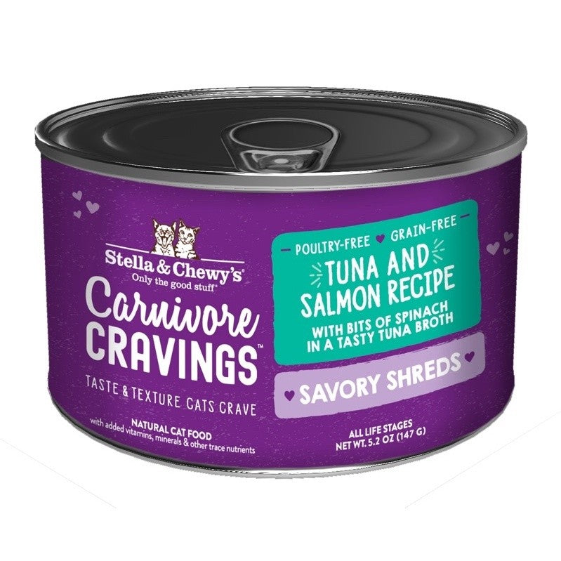 Stella & Chewy’s Carnivore Cravings Purrfect Pate or Savory Shreds Wet Canned Food