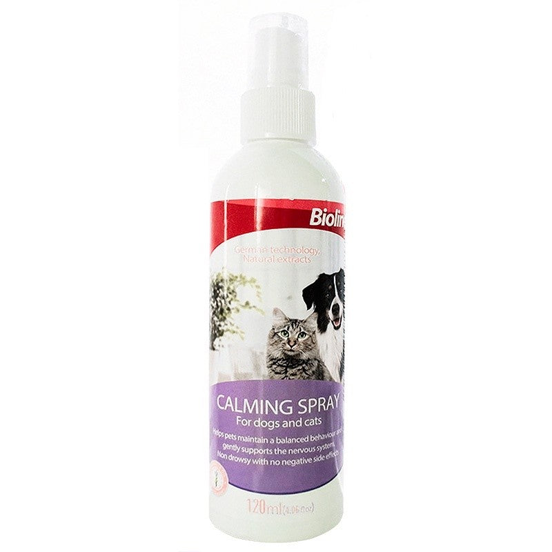 Bioline Keep Off Spray | Repellent | Training Spray | Catnip | Dog Spray | Calming | Chew