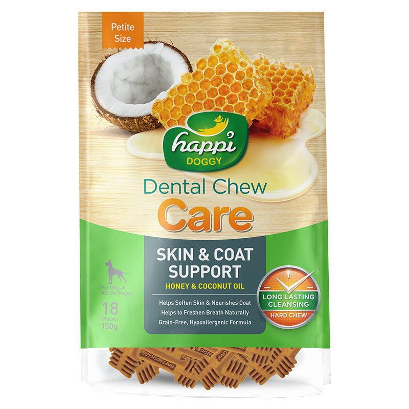 Absolute Holistic, Dentalight & Happi Doggy Dog Dental Chew Value Pack | Oral Care Bundle