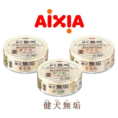Aixia KenKen Muku Dog Canned Food 65g - Tuna /Chicken Fillet/ Skipjack Tuna