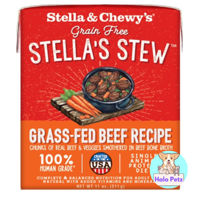 Stella & Chewy’s Grain Free Stella’s Stew | Marie’s Mix in Meal Enhancer | Broth Topper for Dogs | Gourmet Stew Pate