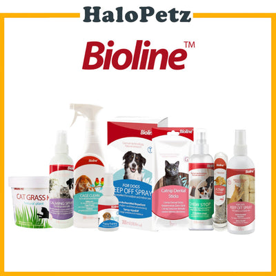 Bioline Keep Off Spray | Repellent | Training Spray | Catnip | Dog Spray | Calming | Chew