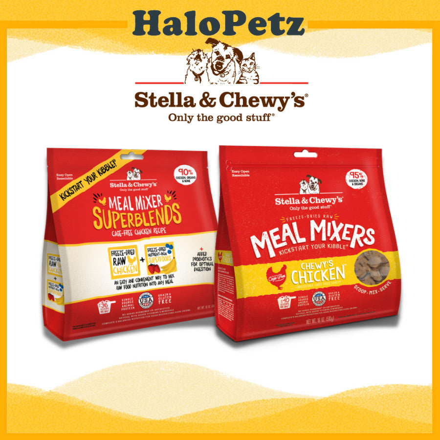 Stella & Chewy's Freeze-Dried Raw Dog Meal Mixers | Upgrade Any Kibble