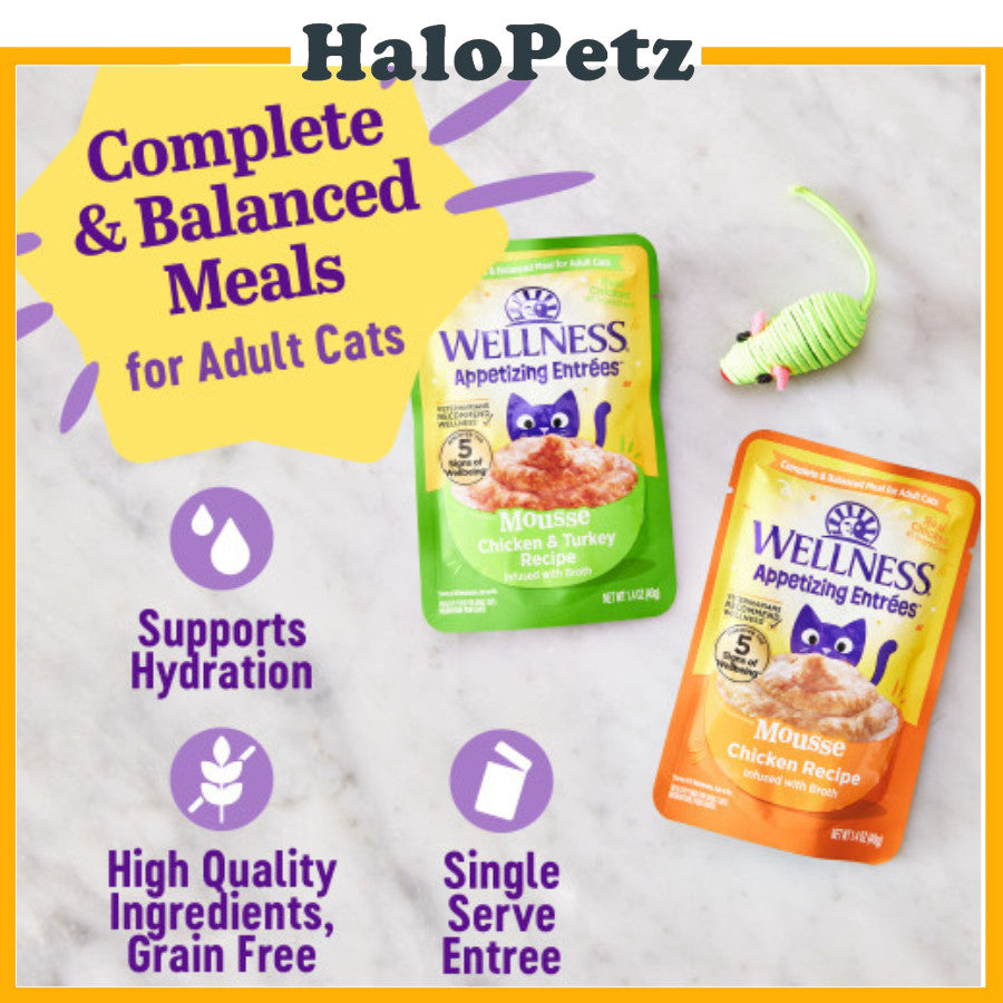 Wellness Appetizing Entrees for Adult Cats 1.4oz