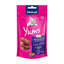 Vitakraft Cat Yums & Crispy Crunch Treats Snacks -Salmon Chicken Cat Grass | Dental Care, Anti-Hairball, Cheese, Salmon