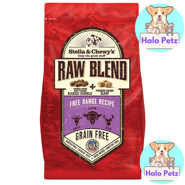 Stella & Chewy's Raw Blend Dry Dog Food 3.5lbs / 22lbs | Kibble + Freeze-Dried Raw