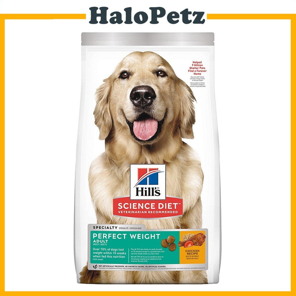 Hill's Science Diet Canine Adult Perfect Weight Dry Dog Food 25lbs | Weight Management