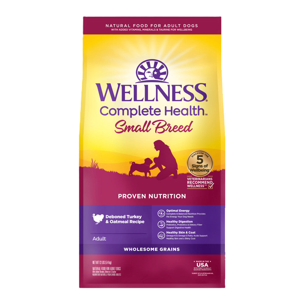 Wellness Small Breed Complete Health Dry Dog Food 4lbs
